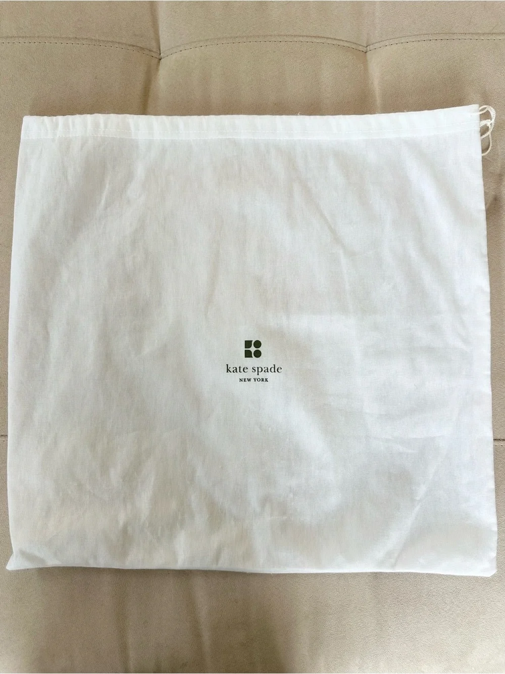 Kate Spade New York Drawstring Dustbag – 18.5” x 17” - Authentic